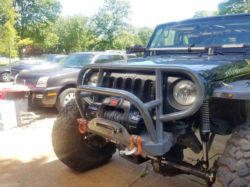 Load image into Gallery viewer, Weld-on Jeep JK Front Bumper -  Jeep - Ballistic Fabrication
