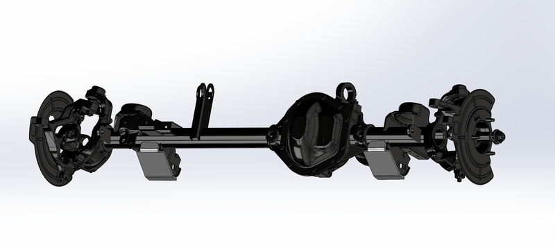 Load image into Gallery viewer, JEEP JK Lower Control Arm Skid Plates (Pair) -  Link Bracket - Ballistic Fabrication
