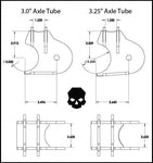 Axle Link / Coilover Mount (Pair) - Ballistic Fabrication