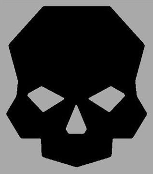 Load image into Gallery viewer, Skull Logo Sticker -  Swag - Ballistic Fabrication
